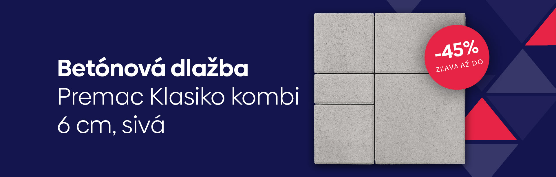 Betónová dlažba Premac Klasiko kombi